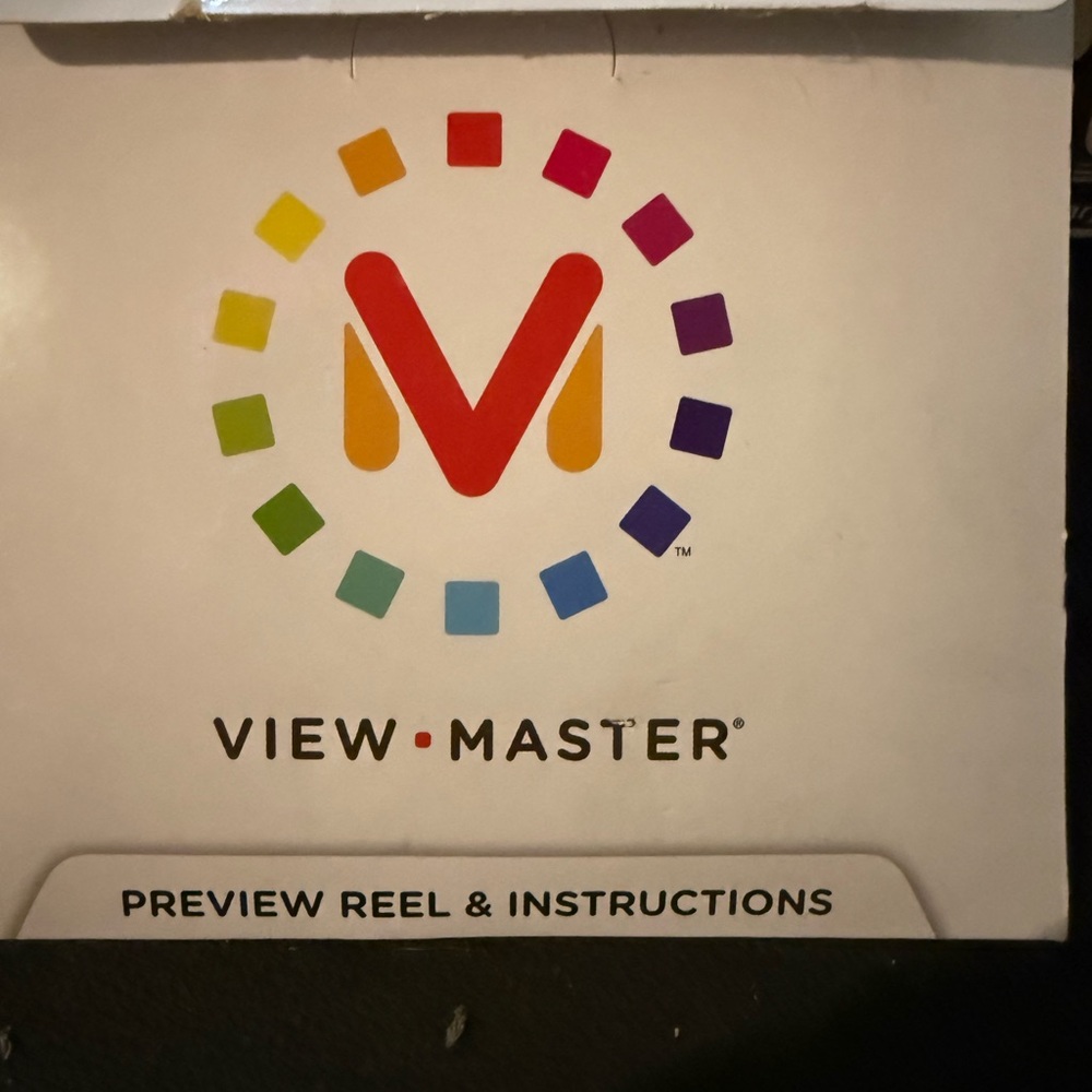 View-Master VR Preview Reel Instructions Mattel 2015 Virtual Reality Experience